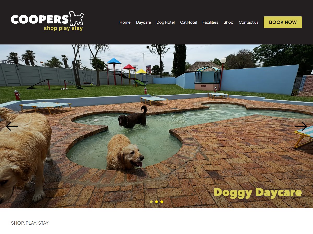 cooperspets co za screenshot