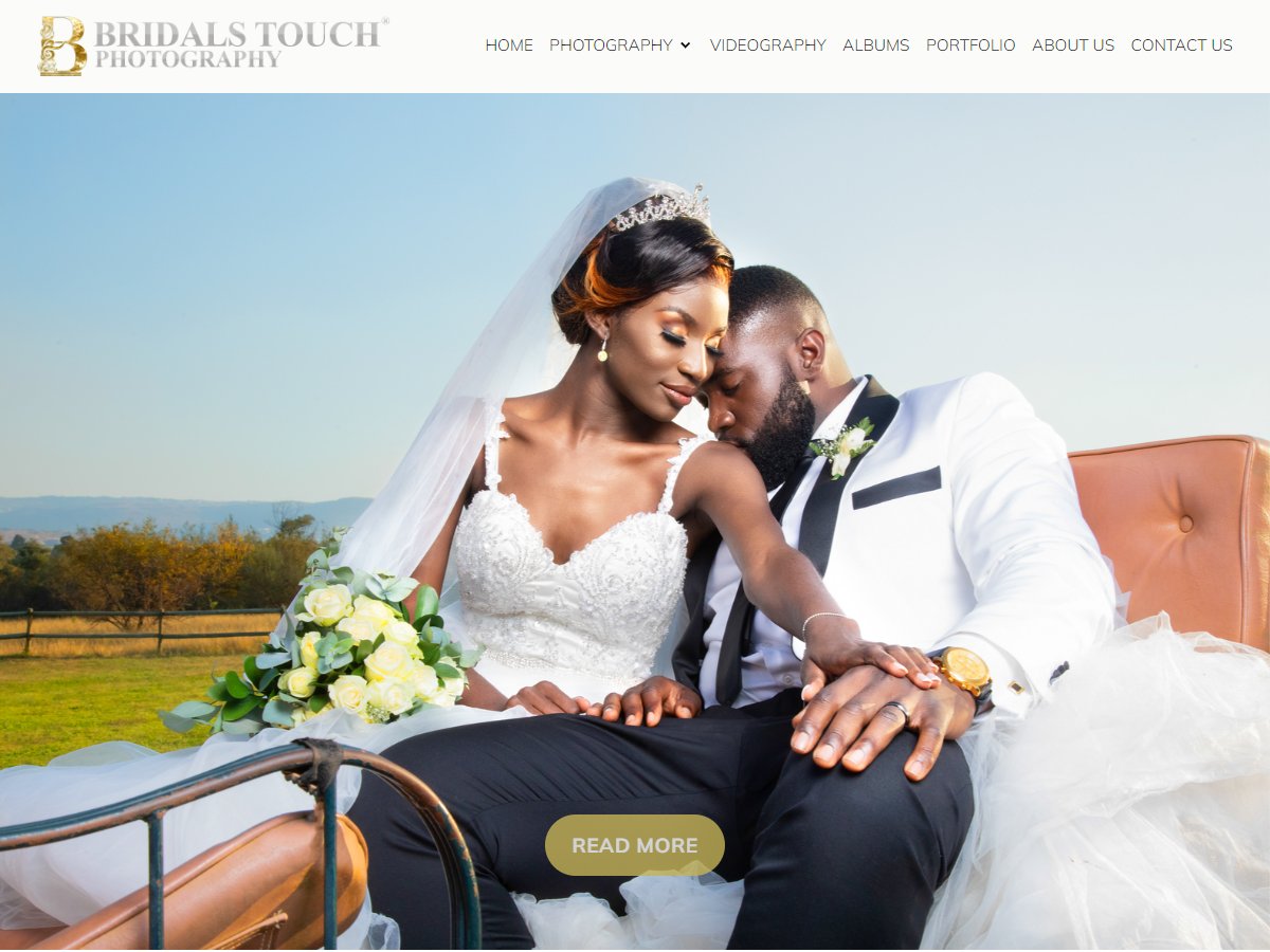 bridalstouch co za screenshot